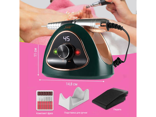 Фрезер для маникюра SML M15 Green - Фото 5