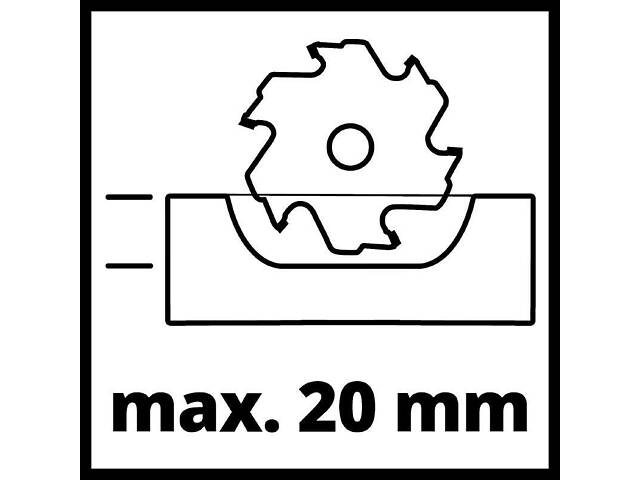 Фрезер ламельний акум. Einhell TE-BJ 18 Li - Solo: без АКБ, 6500 об/хв.,Пазовна фреза Ø100 x Ø22 x 4 мм - Фото 2