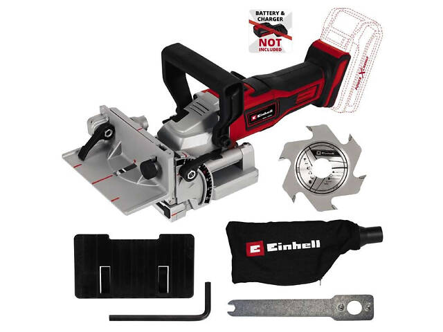 Фрезер ламельний акум. Einhell TE-BJ 18 Li - Solo: без АКБ, 6500 об/хв.,Пазовна фреза Ø100 x Ø22 x 4 мм - Фото 5