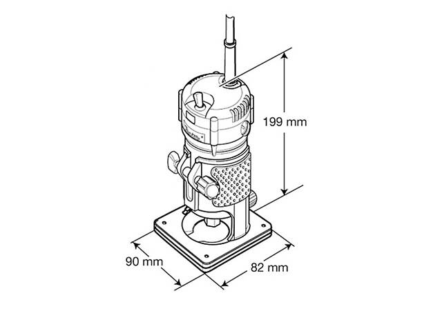 Фрезер MAKITA 3709 - Фото 3