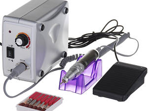 Фрезер SalonHome T-OSZS701 для манікюру та педикюру Silver Set-ZS701 45000 обертів