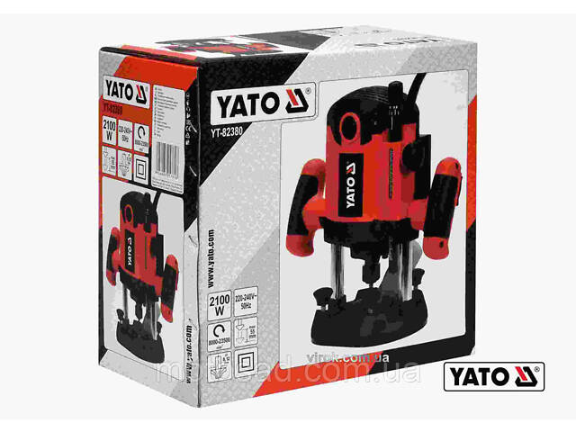 Фрезер YATO YT-82380 2100 Вт 8-12 мм 55 мм - Фото 3