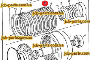 Фрикційний диск 445/03205 для механічної КПП (2002-2010) на 3CX, 3CX Super, 4CX