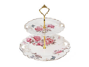 Фруктівниця 2-х ярусна Bona Di Версаль 572-104 27 см