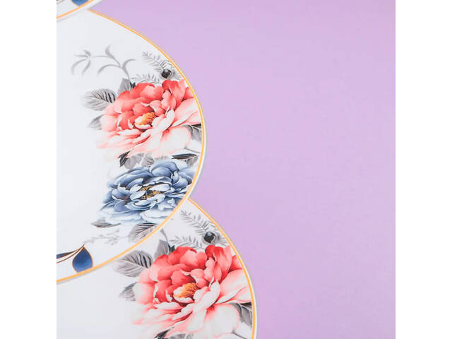 Фруктівниця 3-х ярусна Vittora Півонії VT-421AР - Фото 4