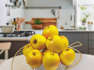 Фруктівниця Maestro MR-1038 38,5х25х4 см золотиста