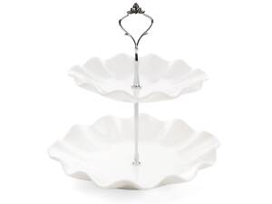 Фруктівниця 2-х ярусна BonaDi Хвиля 988-135 24 см