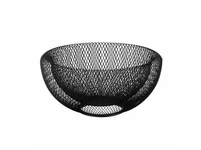 Фруктовница Ardesto Midori 25х25х12см, метал, чорний (AR0902B) - Фото 1