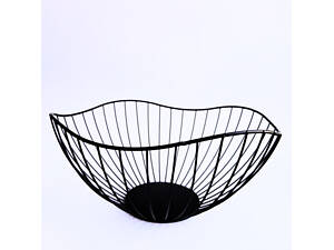 Фруктовниця Sweet House TY4251 10x26,7x12 см чорна