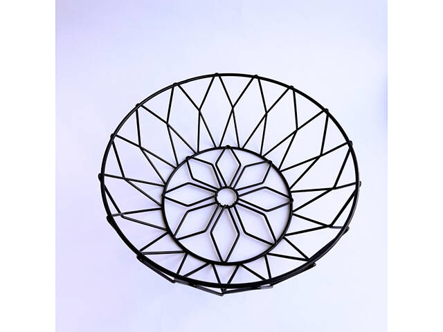 Фруктівниця Sweet House TY4258 27,5x17x10 см чорна - Фото 3