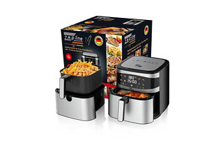 Фритюрница 12 л с двумя тенами 4200Вт Zepline ZP-216 с съемной корзинкой