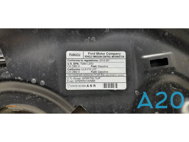 FT4Z16612A - Б/У Капот на FORD EDGE 2.7 (є іржа) - Фото 4
