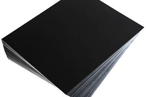 Фторопласт марки Ф4К20, лист, товщина 15,0 мм, розмір 1000х1000 мм, чорного кольору