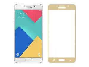 Full Cover захисне скло для Samsung Galaxy A3 2016 (A310) - Gold
