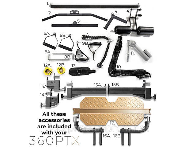 Функциональный тренажер Fit-On 360PTX с рукояткой JAMMER - Фото 8