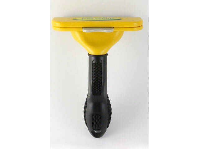 Фурмінатор з кнопкою Pet Comb 10 см (розмір L) для розчісування шерсті котів та собак - Фото 4