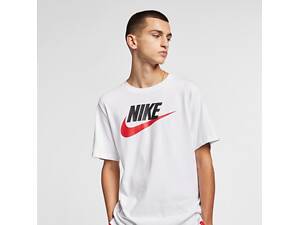 Футболка чоловіча Nike M Nsw Tee Icon Futura XL Білий (AR5004-100)