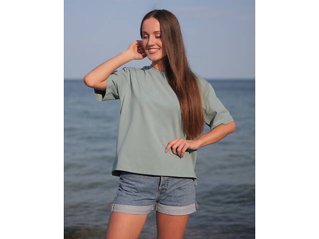 Футболка 'Faino' аква - Фото 1