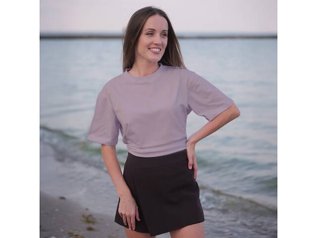 Футболка 'Faino' Ліловий - Фото 1