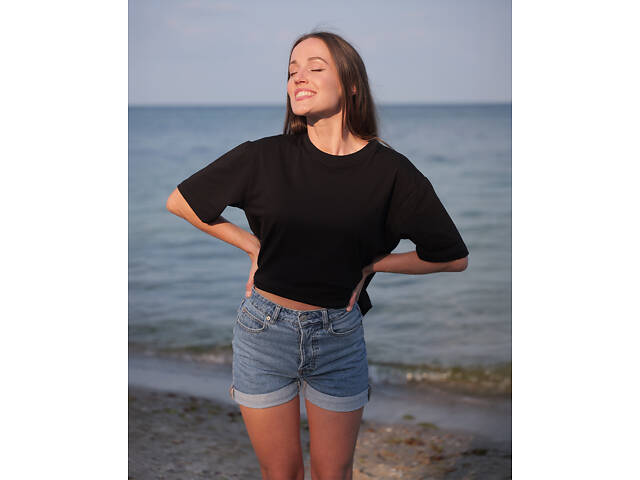 Футболка 'Faino' чорна - Фото 1