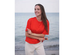 Футболка 'Faino' оранжева