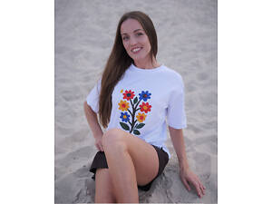 Футболка 'Faino' з квітковим деревом