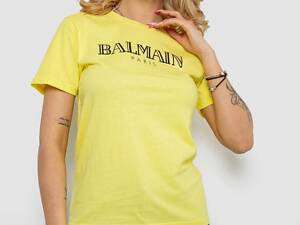 Футболка жіноча з принтом, колір жовтий, 238R01640