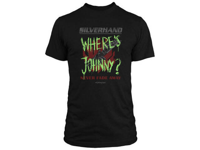 Футболка Jinx Cyberpunk 2077 - Johnny Fade Premium Tee Black, S (JINX-11913S) - Фото 2