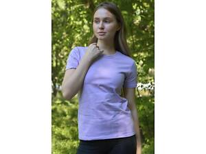 Футболка класична бузкова