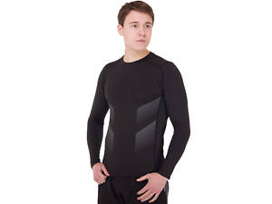 Футболка компрессионная мужская с длинным рукавом JASON 233 XL черный