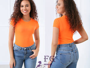 Футболка 'Неон' | Распродажа модели оранжевый