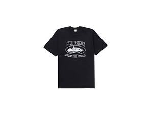 Футболка Supreme x Corteiz - чорного кольору з коротким рукавом, виготовлена з бавовни. Чорна - М Біла - L