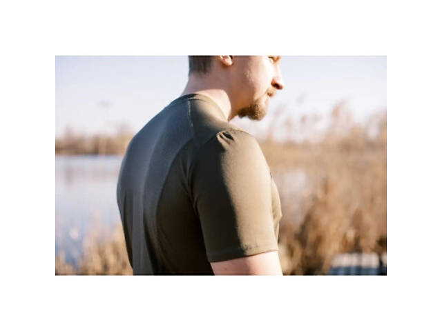 Футболка Tribe Coolpass SS olive 3XL (T-KI-0006-olive-3XL) - Фото 5