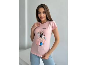 Футболки ISSA PLUS WN20-624 S рожевий