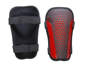 Футбольні щитки червоні розмір M F6333-M-Red