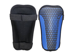 Футбольні щитки сині розмір M F6333-M-Blue