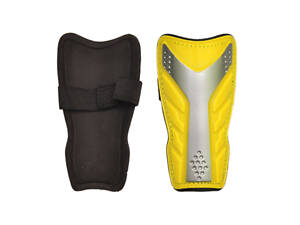 Футбольні щитки TAIL жовті розмір L F602-L yellow