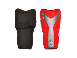 Футбольні щитки TAIL червоні розмір L F602-L red