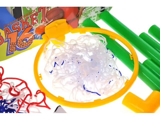 Футбольні ворота з баскетбольним кільцем у комплекті 2 м'ячі 2в1 686-1 - Фото 3