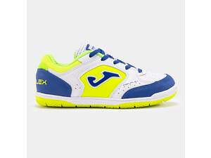 Футзалки детские Joma TOP FLEX белый, синий Дет 38 TPJW2402IN 38