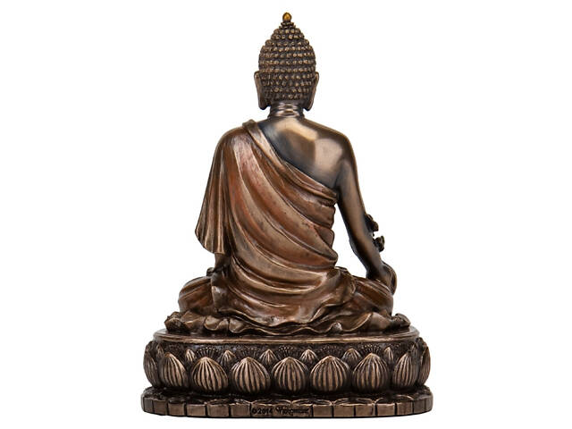 Фігура інтер'єрна Buddha висота 14 см Veronese Коричневий AL229943 - Фото 2