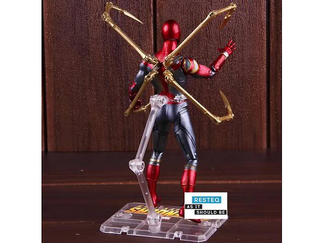 Фигурка Человек-Паук Marvel 17 см из фильма Мстители Война Бесконечности с коробкой RESTEQ - Фото 6