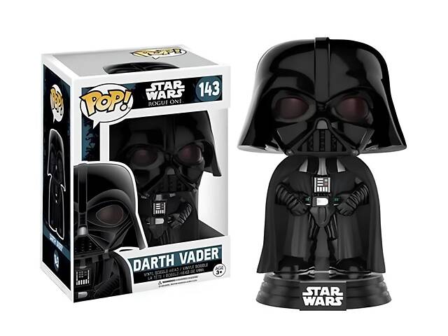 Фигурка Дарт Вейдер Funko POP — коллекционная виниловая фигурка Funko POP Star Wars 143, в подарочной коробке,