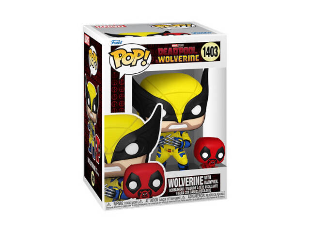 Фігурка для геймерів Funko Pop серії Дедпул 3 – Росомаха з Бебіпулом (82382) - Фото 2