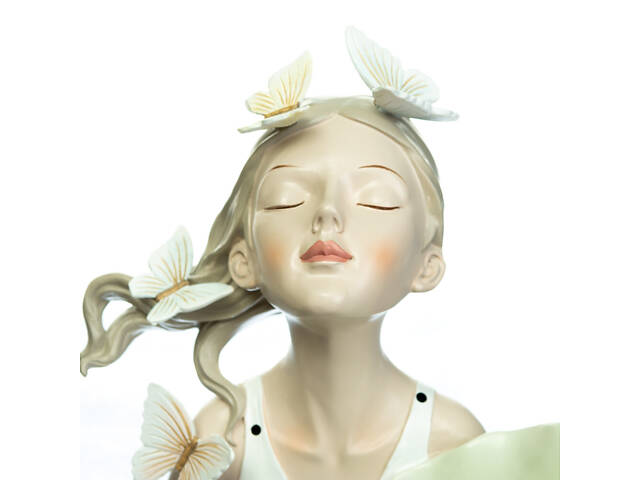 Фігурка Girl in white 32х20х13 см Lefard AL97903 Білий - Фото 3