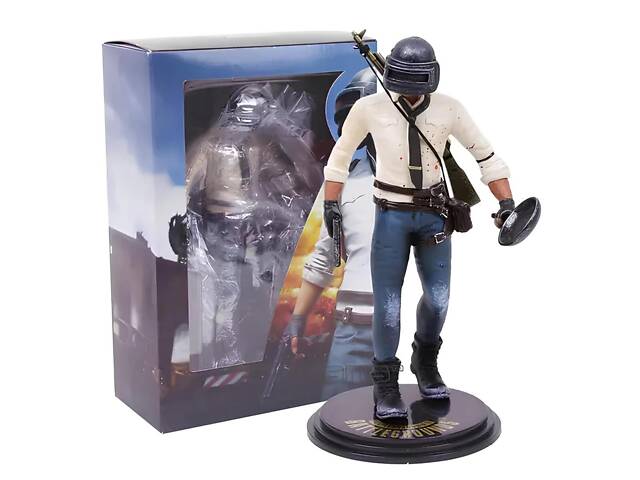 Фігурка PUBG RESTEQ — екшн-фігурка з гри PlayerUnknown's Battlegrounds, 17 см, з аксесуарами, подарункова коробка - Фото 1