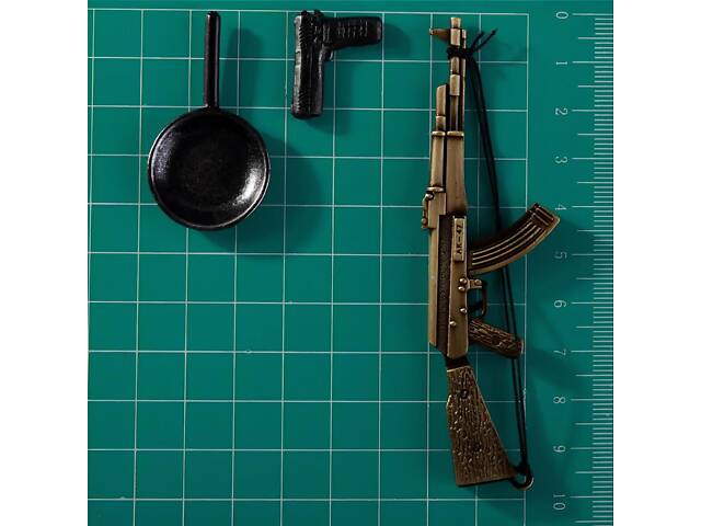 Фігурка PUBG RESTEQ — екшн-фігурка з гри PlayerUnknown's Battlegrounds, 17 см, з аксесуарами, подарункова коробка - Фото 6