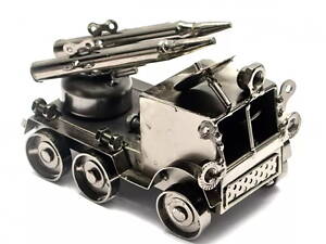 Фігурка техно-арт No Brand Ракетниця 15,5х10,5х9 см Сірий (DN26531)