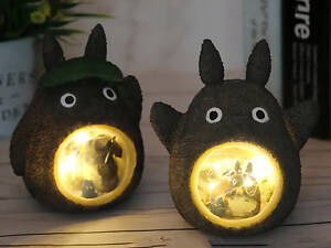 Фігурка Тоторо RESTEQ з підсвіткою 12х10х15 см — чарівний герой з аніме «Мій сусід Тоторо»