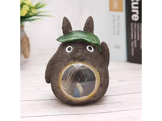 Фігурка Тоторо RESTEQ з підсвіткою 12х10х15 см — чарівний персонаж з аніме «Мій сусід Тоторо». - Фото 2